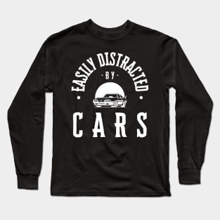 Easily Distracted By Cars Long Sleeve T-Shirt